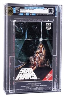 1984 "Star Wars" (First Print) Sealed VHS Tape - IGS MINT 8.5/ NM 7.5